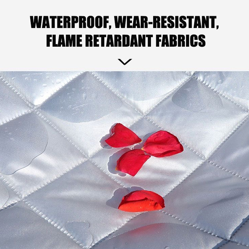 Külső napellenző autóvédő univerzális takarók jégeső védő vízálló szélvédő félig külső párnázott jégeső elleni hó kültéri