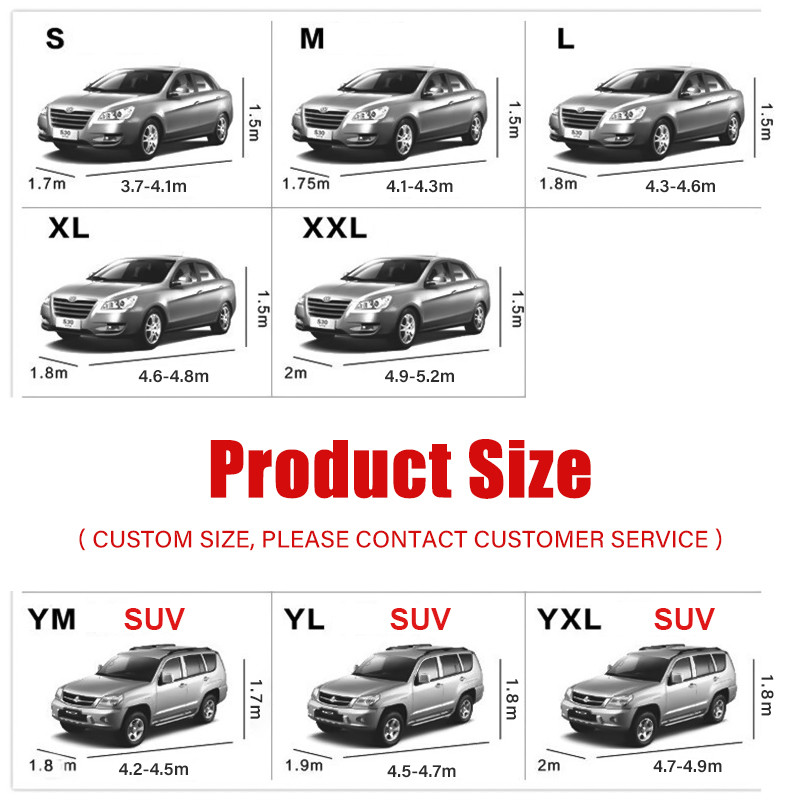 Külső napellenző autóvédő univerzális takarók jégeső védő vízálló szélvédő félig külső párnázott jégeső elleni hó kültéri