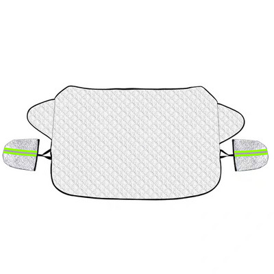 Szélvédő burkolat jéghez és hóhoz, hóhoz, jéghez, UV, tükörvédő, szélálló napernyő burkolat autókhoz, közös a legtöbb autóban