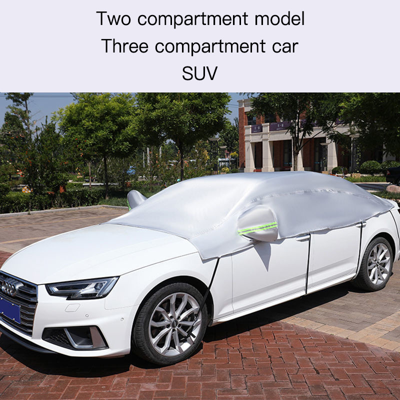 Autóvédő védő napellenző jégesőálló vízálló kültéri eső- és hótartozékok fényvisszaverő csíkok