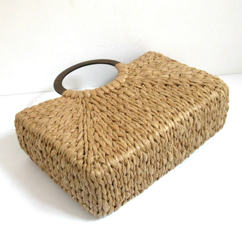 Ručno izrađena pletena košara Vrhunska poklon kutija Četvrtasta pletena košara za pohranu Prijenosna košara Kreativna poklon kutija Pohrana darova