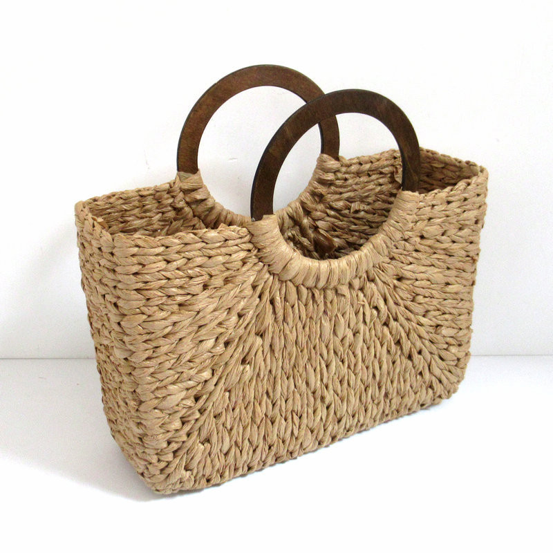 Ručno izrađena pletena košara Vrhunska poklon kutija Četvrtasta pletena košara za pohranu Prijenosna košara Kreativna poklon kutija Pohrana darova