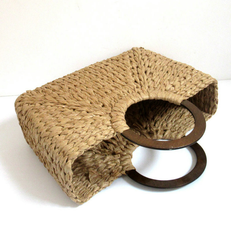 Ručno izrađena pletena košara Vrhunska poklon kutija Četvrtasta pletena košara za pohranu Prijenosna košara Kreativna poklon kutija Pohrana darova