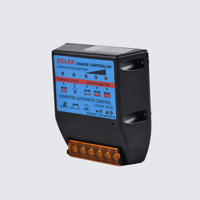 10-60A napelemes vezérlő PWM újratölthető lítium/ólom-savas akkumulátoros automatikus azonosítás fotovoltaikus világítás utcai fényvezérlő
