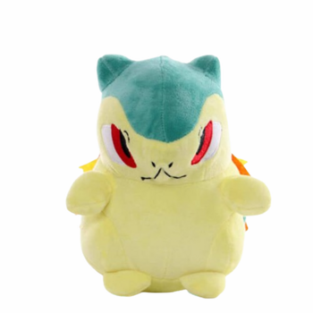 Играчка Покемон, Typhlosion Плюшено, Жълт, 20 см