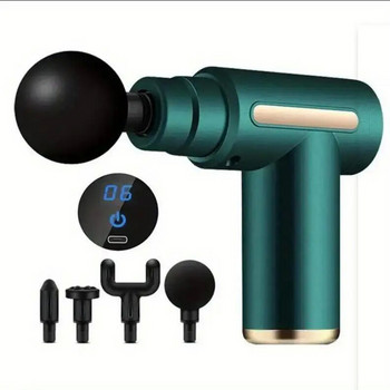 Mini Muscle Massage Gun Protable Body Massager Deep Handheld Percussion Massager for Body Back and Neck Pod