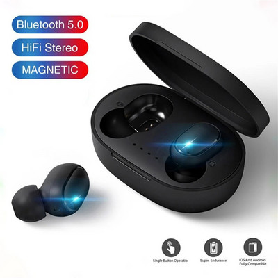 TWS A6S vezeték nélküli Bluetooth fejhallgató fülhallgató zajszűrő fülhallgató Bluetooth fejhallgató mikrofonnal Huawei Xiaomi Redmi készülékhez