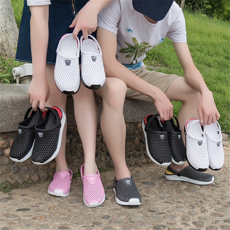 Uniszex divatos strandszandálok férfi csúszásgátló vastag talpú papucsok könnyű nyári papucsok kerti cipők férfi női