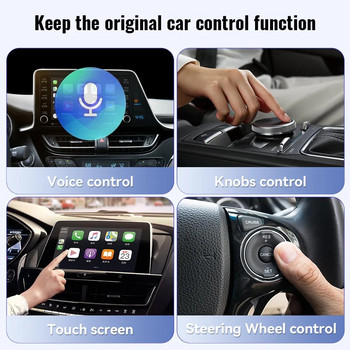 XUDA НОВ безжичен CarPlay Android Auto безжичен адаптер Smart Mini Box Plug and Play WiFi Fast Connect Universal за Nissan