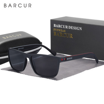 BARCUR Σχέδιο TR90 Ανδρικά γυαλιά ηλίου Polarized Ελαφριά Αθλητικά Γυαλιά ηλίου Γυναικεία Αξεσουάρ γυαλιών Oculos Προστασία UVAB