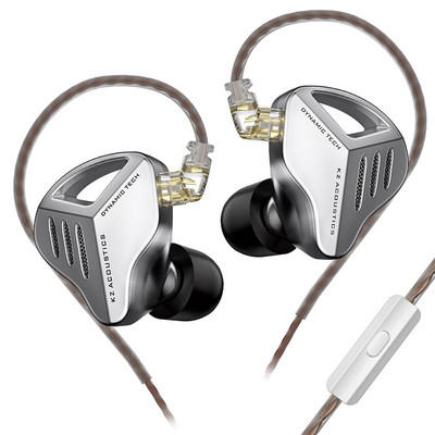KZ ZVX Austiņas Dynamic HIFI Bass Austiņas In Ear Monitor Austiņas Sporta trokšņus slāpējošas austiņas