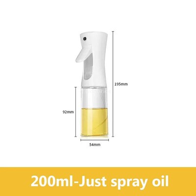 2 az 1-ben 500 ml-es műanyag spray olaj permetező palack spray olaj adagoló olajos tégely Cruet BBQ konyhai sütés pörkölő piknik konyhai eszköz