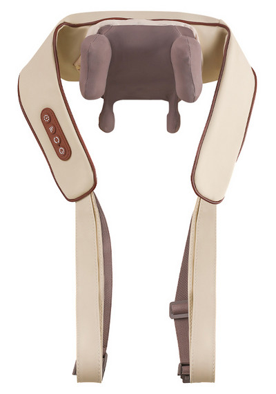 Безжичен електрически шиацу масажор за врат и гръб Шал Успокояваща 5D месене Масажна възглавница Рамо Крак Тяло