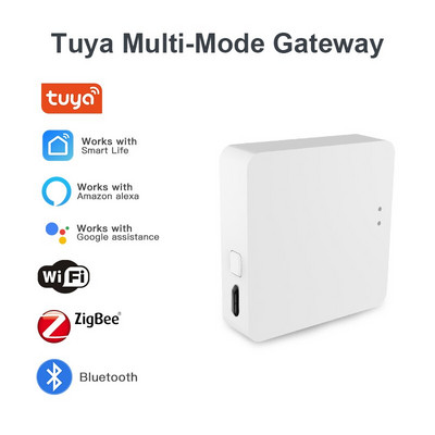 Tuya Multi Mode ZigBee Bluetooth Gateway Hub Juhtmevaba nutikas kodutehnika Kaugjuhtimispuldi silla tugi Alexa Google Home