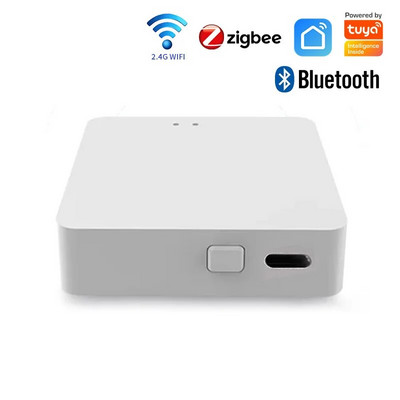 Tuya Multi Mode ZigBee Bluetooth Gateway Hub Juhtmevaba nutikas kodutehnika Kaugjuhtimispuldi silla tugi Alexa Google Home