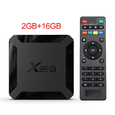 X96Q 2GB 16GB Android 10.0 TV Box Allwinner H313 Quad Core 4K 2.4G Wifi Google Player Youtube X96 1GB 8GB set Top Box