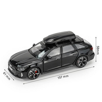 1:32 RS6 Model Car, Black Edition: Customized for Kids Realistic Simulation, Diecast Metal, Τέλειο δώρο για αγόρια