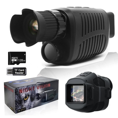 Monokuláris éjjellátó készülék 1080P HD infravörös kamera 5X digitális fény zoom vadászteleszkóp kültéri keresés teljes sötétség 300 m