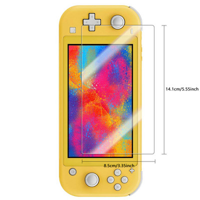 Grūdinto stiklo ekrano apsauga, suderinama - Nintendo Switc / Switch Lite / Switch OLED kieta apsauginė plėvelė, skirta Switch žaidimų konsolei