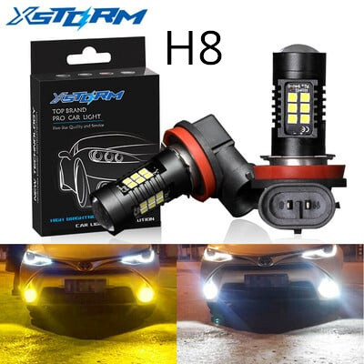 2 τεμ H8 H11 Led HB4 9006 HB3 9005 Φώτα ομίχλης 3030SMD 1200LM 6000K Λευκό Φωτιστικό Οδήγησης Αυτοκινήτου Φωτιστικό Auto Led 12V 24V