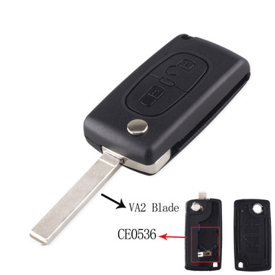KEYYOU 2/3/4 butoane husă pentru chei pentru telecomandă auto pentru Peugeot 207 307 308 407 607 807 pentru Citroen C2 C3 C4 C5 C6 carcasa pliabilă pentru chei