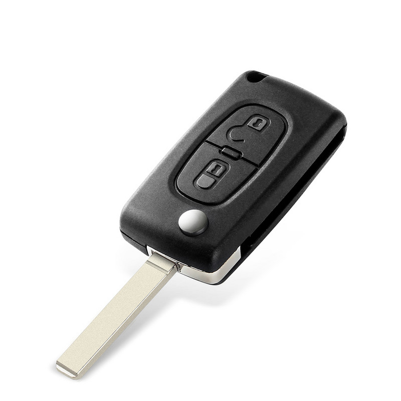 KEYYOU 2/3/4 butoane husă pentru chei pentru telecomandă auto pentru Peugeot 207 307 308 407 607 807 pentru Citroen C2 C3 C4 C5 C6 carcasa pliabilă pentru chei