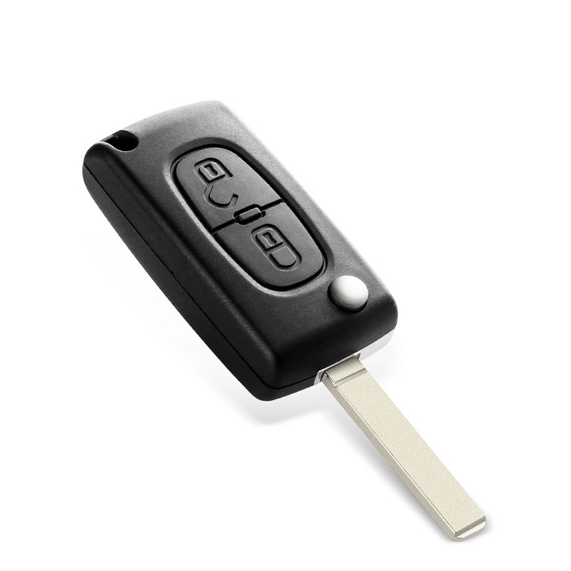 KEYYOU 2/3/4 butoane husă pentru chei pentru telecomandă auto pentru Peugeot 207 307 308 407 607 807 pentru Citroen C2 C3 C4 C5 C6 carcasa pliabilă pentru chei