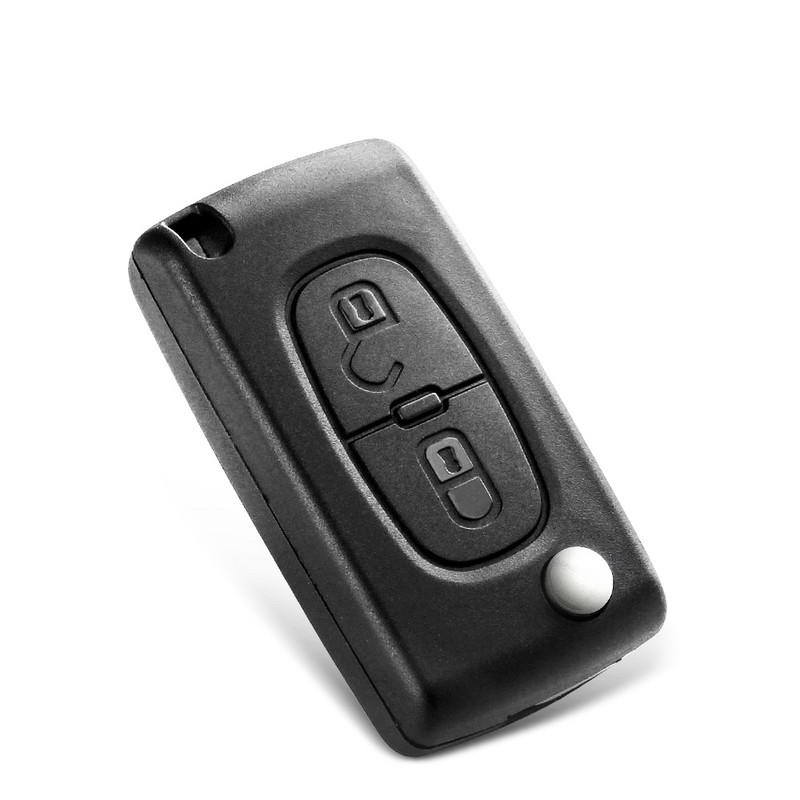 KEYYOU 2/3/4 butoane husă pentru chei pentru telecomandă auto pentru Peugeot 207 307 308 407 607 807 pentru Citroen C2 C3 C4 C5 C6 carcasa pliabilă pentru chei