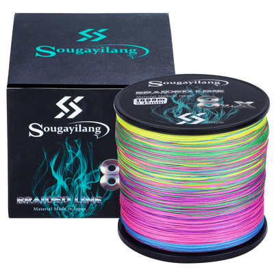 Sougayilang New 9 Strands PE Fishing Line Raid Fishing Line 300M 500M 1000M Multifilament Fishing Wire Carp Fishing Line