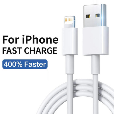 USB-kábel iPhone 14 13 12 11 Pro Max Mini 6 7 8 Plus XS X XR SE iPad 20W telefon adatszinkronizáláshoz gyorstöltő kábel 0,25M 1M 2M