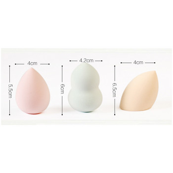 10/20/50/100Pcs гъба козметична бутер на едро Beauty Egg Set Water Drop Puff Makeup Egg Супер мек блендер за грим