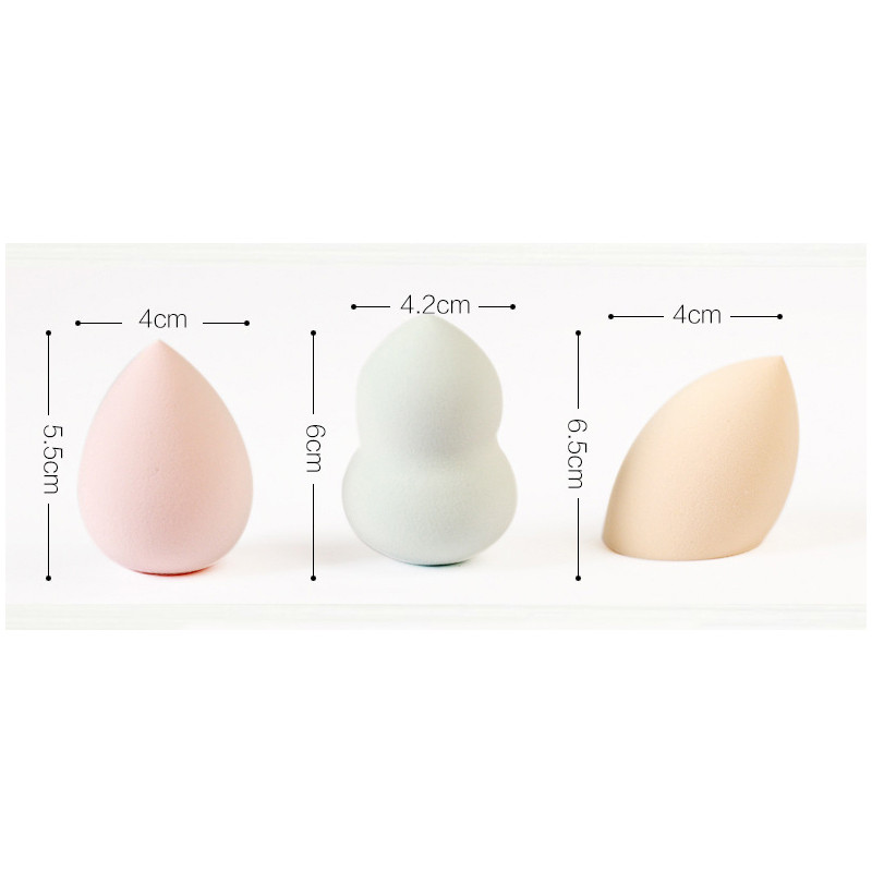 10/20/50/100Pcs гъба козметична бутер на едро Beauty Egg Set Water Drop Puff Makeup Egg Супер мек блендер за грим
