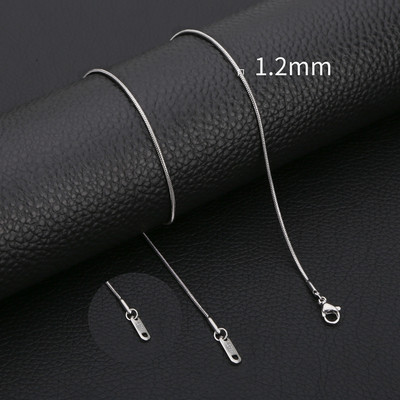 HIYEE Верига Колие Микс и съчетание за жени Мъже Неръждаема стомана Змия Twist Дълга яка Високо полиран Не избледнява