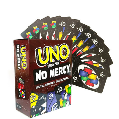 új UNO No mercy Matching uno kártyajáték Dragon Ball Z többjátékos családi buli társasjáték vicces barátok szórakozás póker