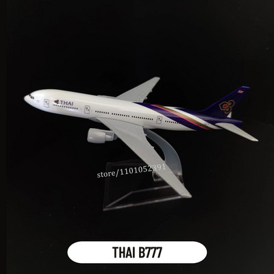 Реплика на метален самолет в мащаб 1:400 Fly Emirates A380 B777 Airlines Отлят под налягане модел авиационен миниатюрен домашен декор Играчка за момче