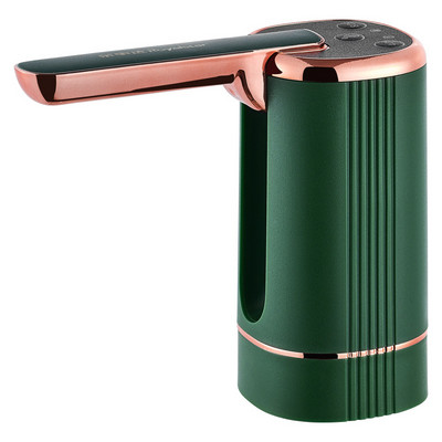 Помпа за бутилка за диспенсър за вода, електрическа водна помпа за универсална бутилка от 2-5 галона, преносим диспенсър за питейна вода за зареждане с USB