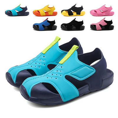 Sandale clasice pentru bebeluși băieți Vară Copii Fete Sandale de plajă Respirabile Culoare bomboane Sandale sport pentru copii mici Pantofi pentru bebeluși Dimensiunea 22-33