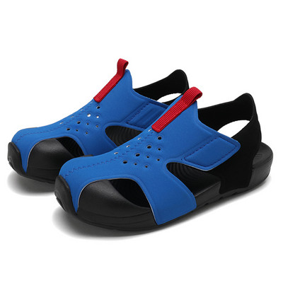 Класически бебешки сандали за момчета Летни детски плажни сандали за момичета Дишащи спортни сандали в цвят бонбон за малки деца Бебешки обувки Размер 22-33