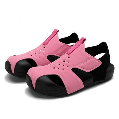 Класически бебешки сандали за момчета Летни детски плажни сандали за момичета Дишащи спортни сандали в цвят бонбон за малки деца Бебешки обувки Размер 22-33