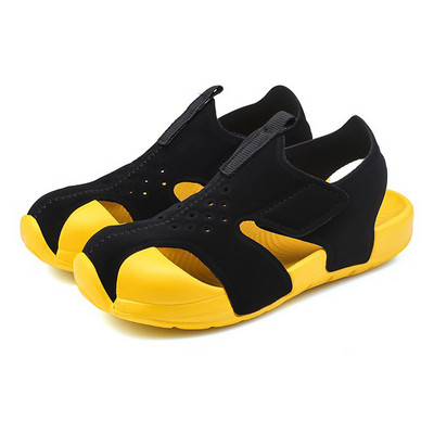 Класически бебешки сандали за момчета Летни детски плажни сандали за момичета Дишащи спортни сандали в цвят бонбон за малки деца Бебешки обувки Размер 22-33