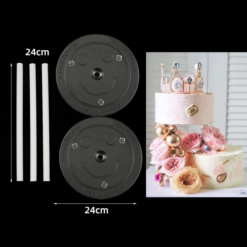 Най-продаваната двуслойна стойка за натрупване на торта на Amazon, окачена стойка за повишаване на тортата, подложка за печене