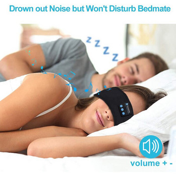 Fone Bluetooth Ακουστικά Αθλητικά Sleeping Headband Ελαστικά ασύρματα ακουστικά Μουσική Μάσκα ματιών Ασύρματο ακουστικό Bluetooth Headband