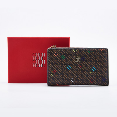 Множество стилове Дамски портфейл Мода Изящно майсторство Писмо Анимационен модел Класически портфейл за дълго съхранение