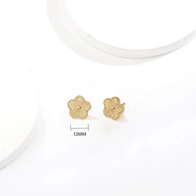 ALTERA Неръждаема стомана Горещи продавани Златна детелина Регулируема гривна Луксозна петлистна гривна с цветя Бижута за жени Подарък