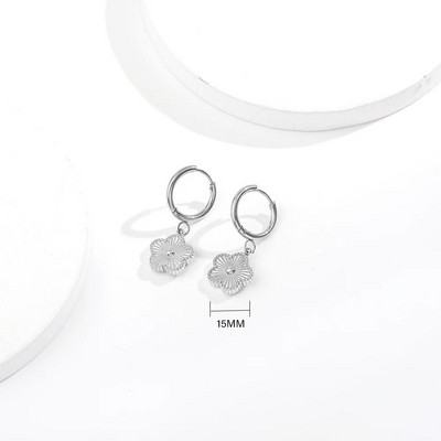 ALTERA Неръждаема стомана Горещи продавани Златна детелина Регулируема гривна Луксозна петлистна гривна с цветя Бижута за жени Подарък