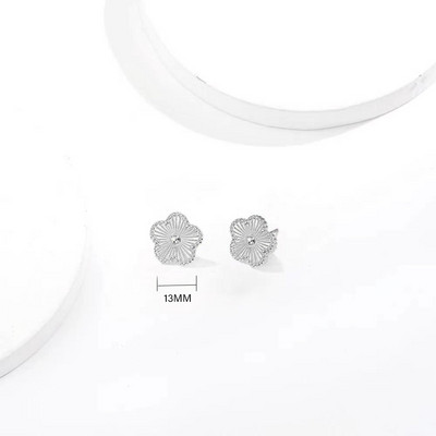 ALTERA Неръждаема стомана Горещи продавани Златна детелина Регулируема гривна Луксозна петлистна гривна с цветя Бижута за жени Подарък