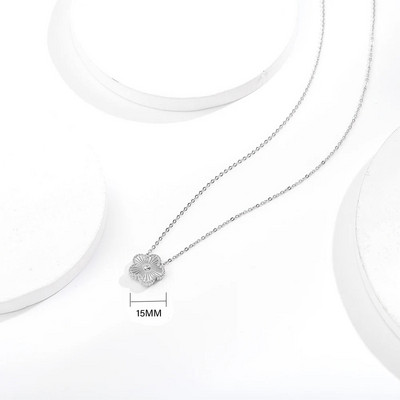 ALTERA Неръждаема стомана Горещи продавани Златна детелина Регулируема гривна Луксозна петлистна гривна с цветя Бижута за жени Подарък