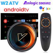 W2 ATV TV Box Android 11 Amlogic S905W2 Поддържа 4K AV1 2.4&5G Wifi BT с Google Voice Remote 2G16G 4G32G 64G Smart TV Box
