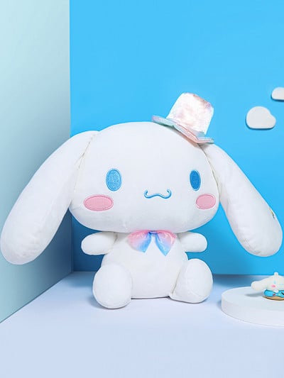 Sanrio Kawaii Colorful Cinnamoroll Cartoon Сладки плюшени играчки По-плюшена мека възглавница Подарък за рожден ден Плюшени кукли Подарък за приятелка