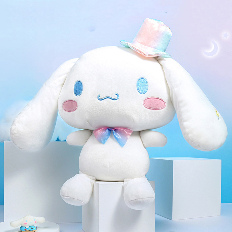 Sanrio Kawaii spalvingas Cinnamoroll animacinis filmas Mieli kimšyti žaislai Pliušesnės minkštos pagalvės gimtadienio dovana pliušinės lėlės Dovana merginai